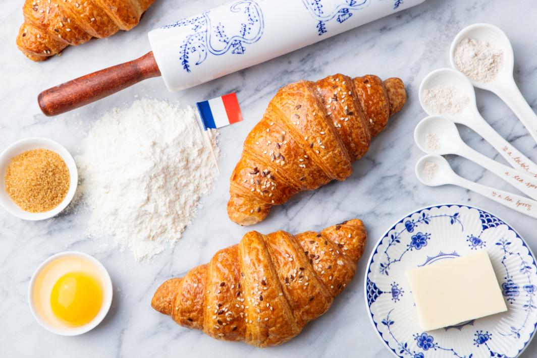 stylish Paris street with designer fashion stores