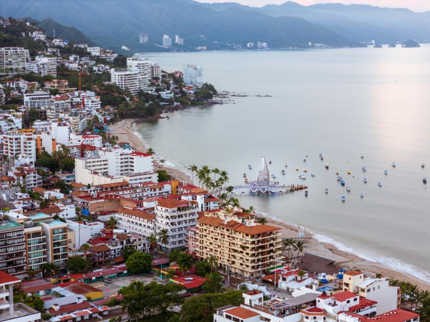Snow-covered Rocky Mountains landscape in Colorado USA