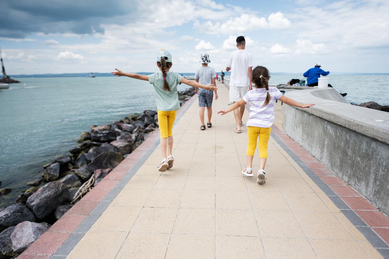 Peaceful sandy beach on Coloane Island in Macau