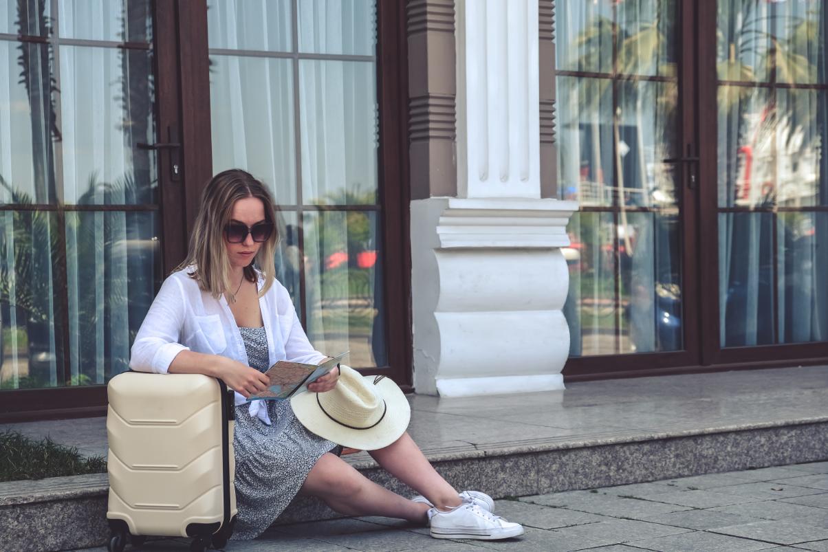 Breathable travel t-shirt designed for warm climates and travel comfort

